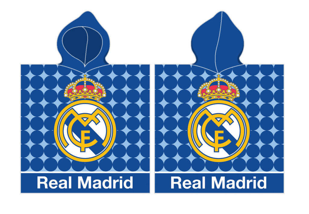 Real Madrid Los Blancos strand törölköző poncsó 55x110 cm (Fast Dry)