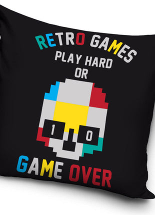 Gamer Retro Games párnahuzat 40x40 cm