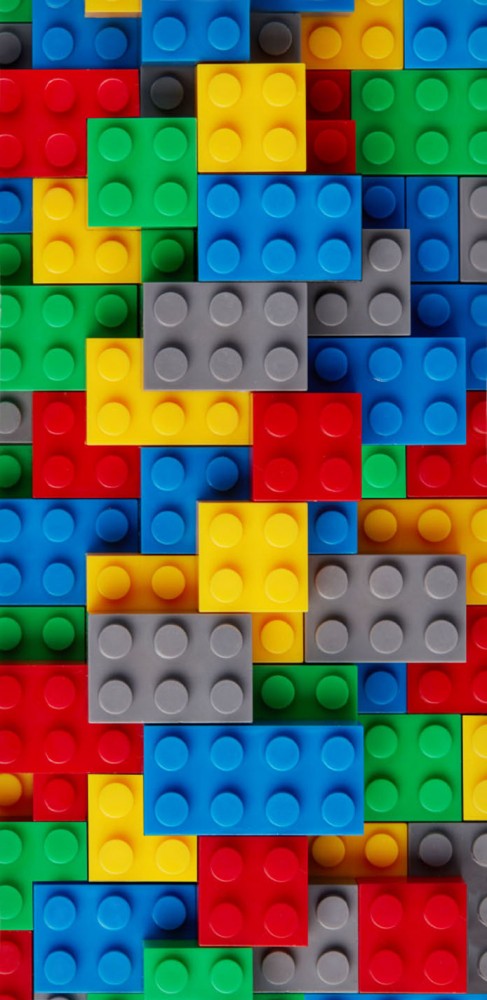 Bricks, Lego mintázatú fürdőlepedő, strand törölköző 70*140cm