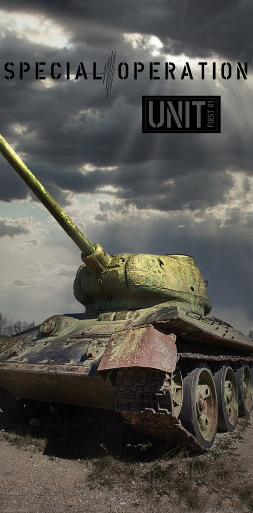 Tank Special Operation fürdőlepedő, strand törölköző 70x140cm