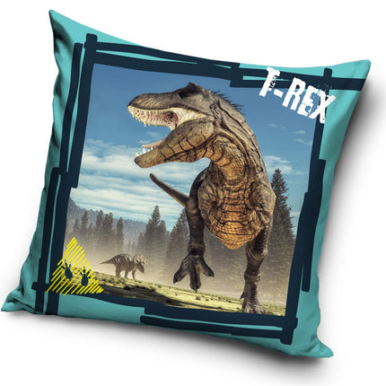Dinoszaurusz T-Rex párnahuzat 40x40 cm