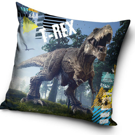Dinoszaurusz T-Rex Rawr párnahuzat 40x40 cm