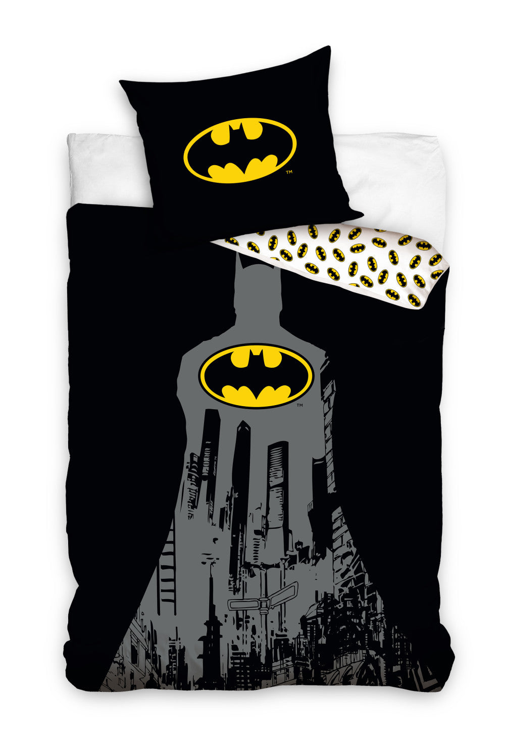 Batman City ágyneműhuzat 140×200cm, 50x70 cm