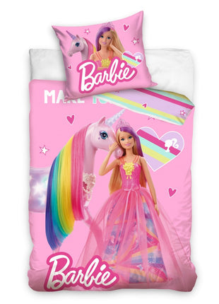 Barbie Princess ágyneműhuzat 140×200cm, 70×90 cm