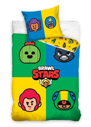 Brawl Stars Brawlers ágyneműhuzat 140×200cm, 70x90 cm