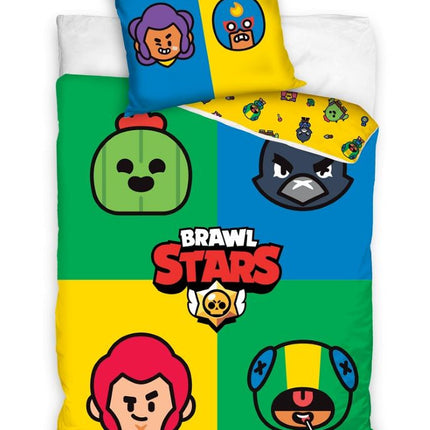 Brawl Stars Brawlers ágyneműhuzat 140×200cm, 70x90 cm
