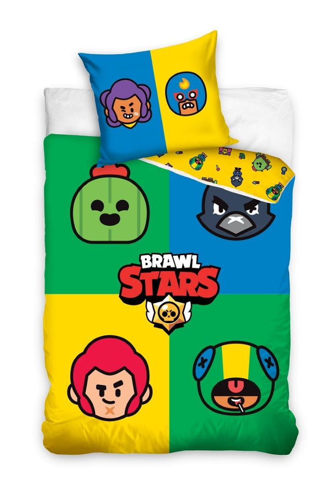 Brawl Stars Brawlers ágyneműhuzat 140×200cm, 70x90 cm