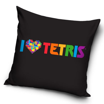 Tetris Black párnahuzat 40x40 cm