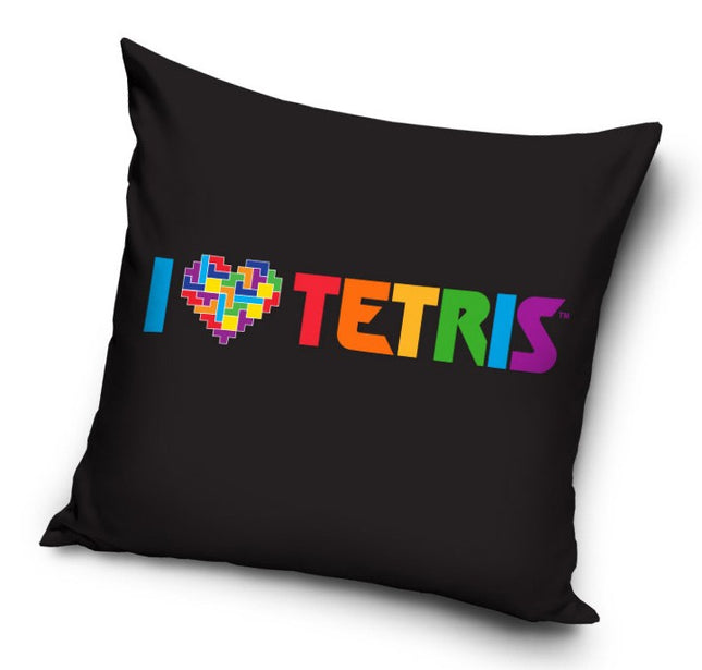 Tetris Black párnahuzat 40x40 cm