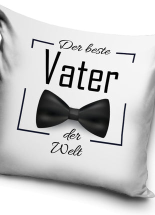 Der beste Vater Bow Tie párnahuzat 40x40 cm