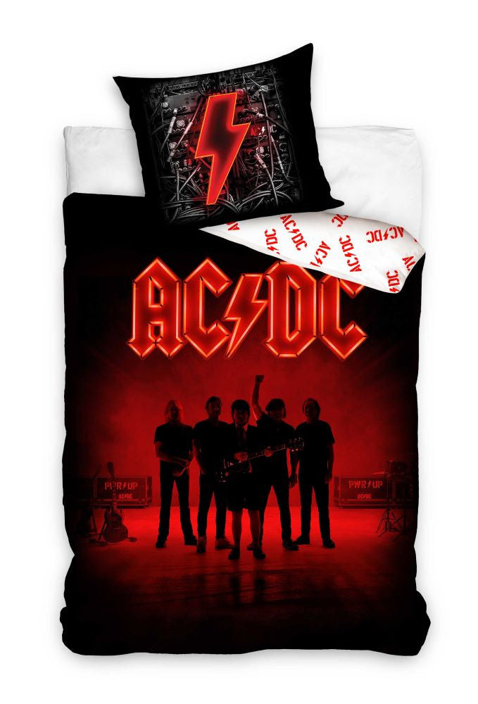 AC/DC ágyneműhuzat 140×200cm, 70×90 cm