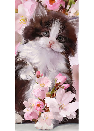 Cicás Bloomy Purr fürdőlepedő, strand törölköző 70x140cm
