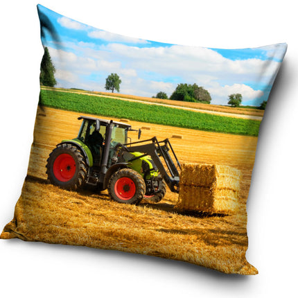 Traktor párnahuzat 40x40 cm