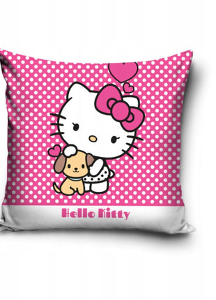 Hello Kitty Puppy párnahuzat 40x40 cm Velúr