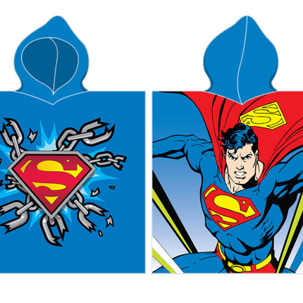 Superman Chain strand törölköző poncsó 55x110 cm