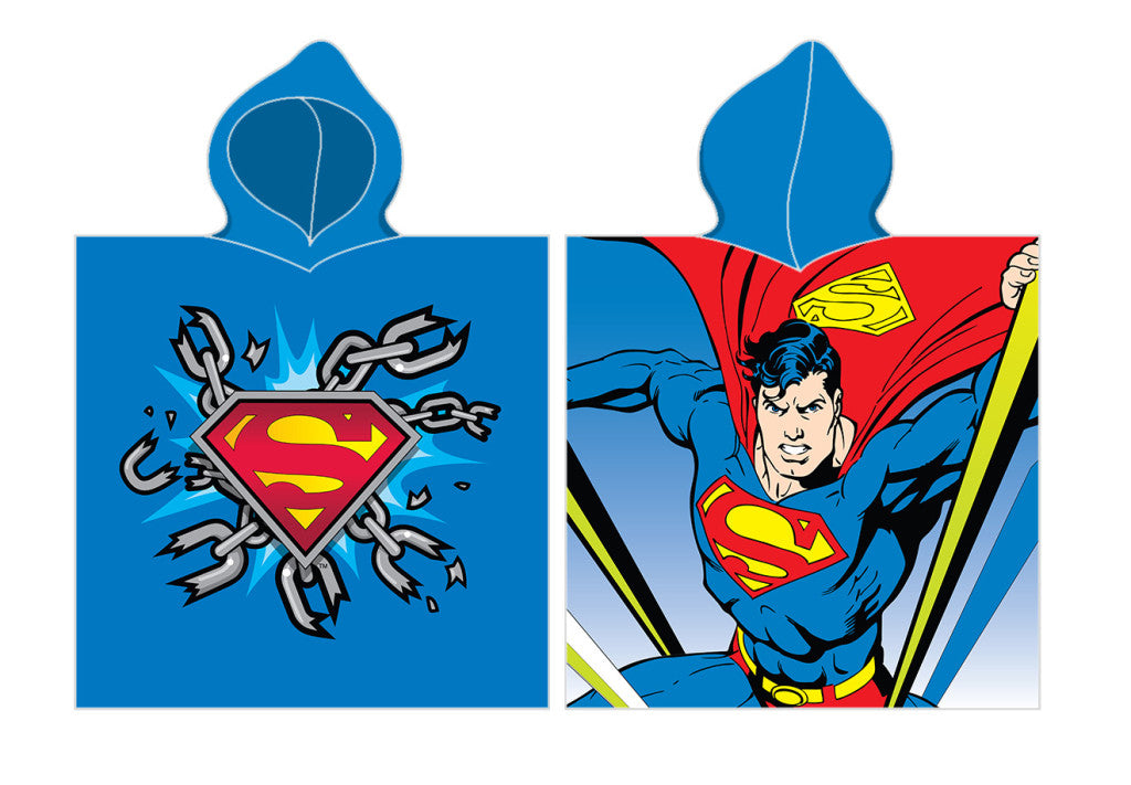 Superman Chain strand törölköző poncsó 55x110 cm