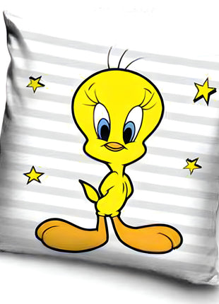 Bolondos Dallamok Tweety párnahuzat 40x40 cm Velúr