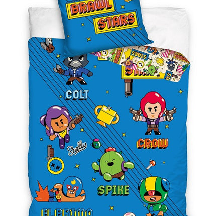 Brawl Stars Heroes ágyneműhuzat 140×200cm, 70x90 cm