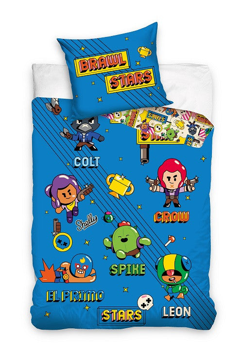 Brawl Stars Heroes ágyneműhuzat 140×200cm, 70x90 cm