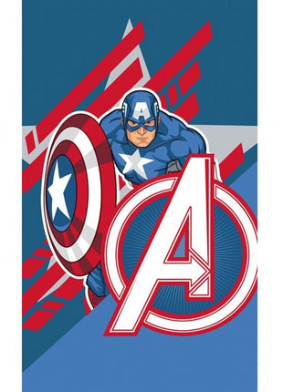 Bosszúállók Captain America kéztörlő, arctörlő, törölköző 30x50 cm
