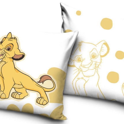 Disney Az Oroszlánkirály Simba párnahuzat 40x40 cm Velúr