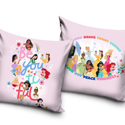 Disney Hercegnők Beautiful párnahuzat 40x40 cm Velúr