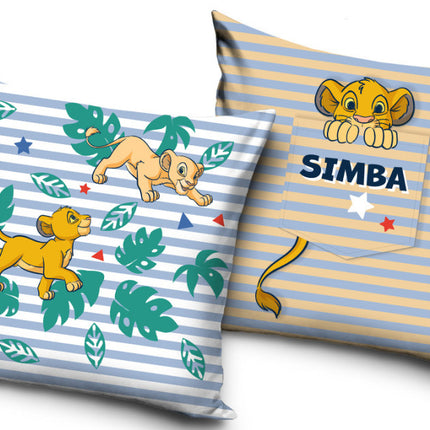 Disney Az Oroszlánkirály Leaf párnahuzat 40x40 cm Velúr
