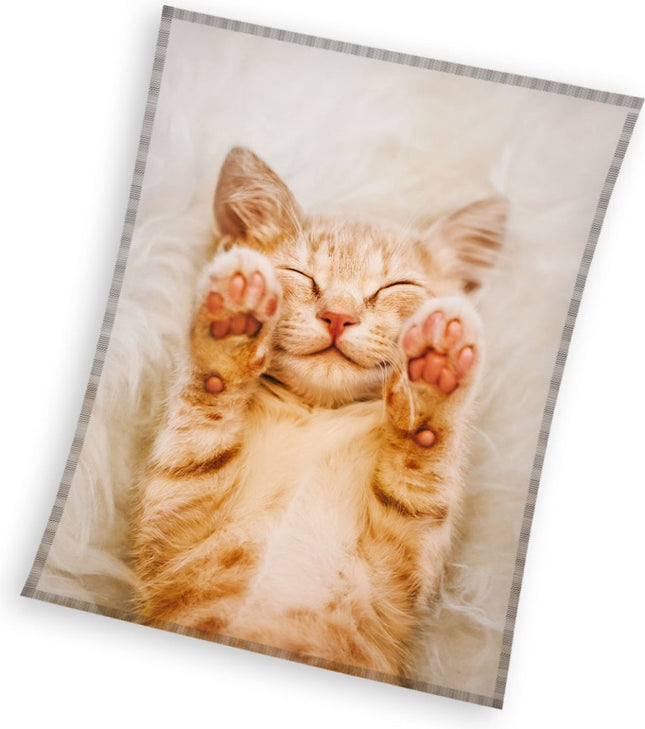 Cicás Fluffydream coral fleece polár takaró 130x170cm