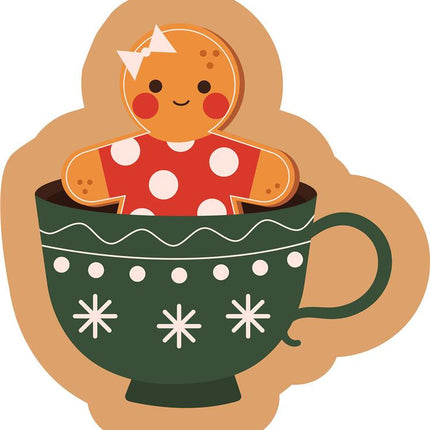 Mézeskalács Cup Karácsony formapárna, díszpárna 36x34 cm Velúr