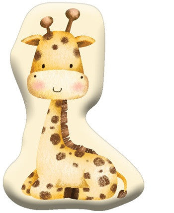 Zsiráf Yellow formapárna, díszpárna 40x27 cm Velúr