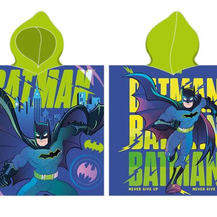 Batman Never Give Up strand törölköző poncsó 55x110 cm