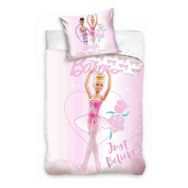 Barbie Just Believe gyerek, ovis ágyneműhuzat 140×200cm, 70×90 cm
