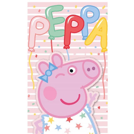 Peppa malac Party kéztörlő, arctörlő, törölköző 30x50 cm