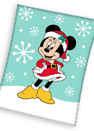 Disney Minnie Snow Karácsony coral fleece polár takaró 130x160cm