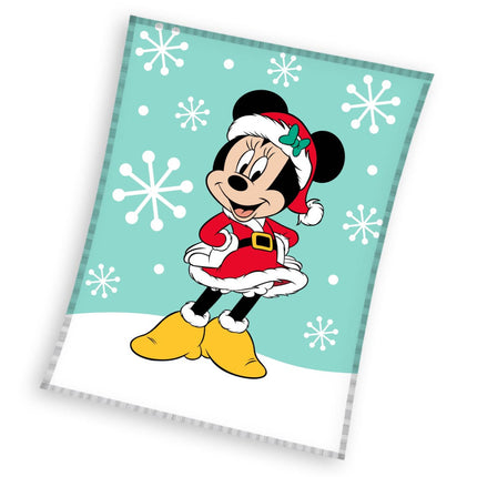 Disney Minnie Snow Karácsony coral fleece polár takaró 130x160cm