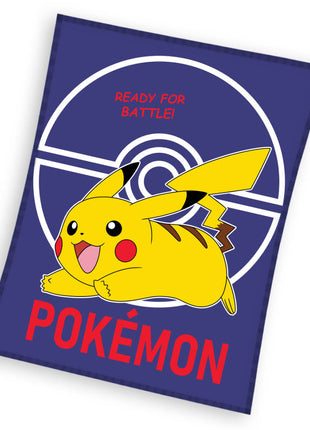 Pokémon Ready for Battle Dark flanel polár takaró 110x140cm
