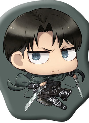 Attack on Titan Levi formapárna, díszpárna 40 x 40 cm