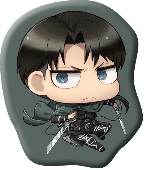 Attack on Titan Levi formapárna, díszpárna 40 x 40 cm