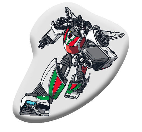Transformers Autobot formapárna, díszpárna 41x34 cm Velúr