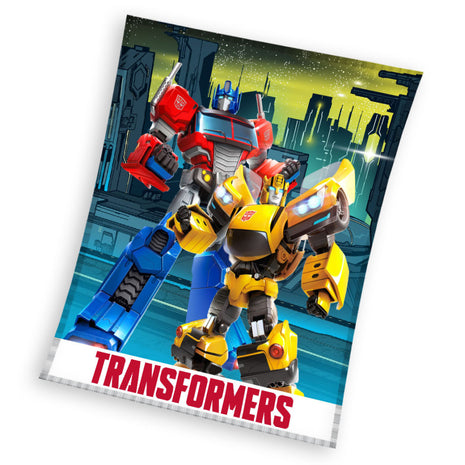 Transformers Cybercore coral fleece polár takaró 130x160cm