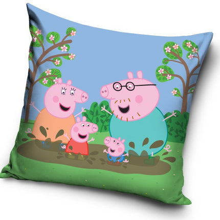 Peppa malac Mud párnahuzat 40x40 cm Velúr