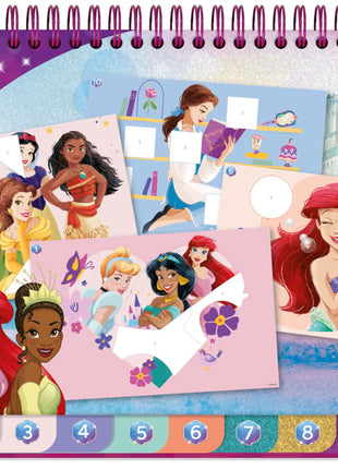 Disney Hercegnők Story puzzle matrica és színező szett