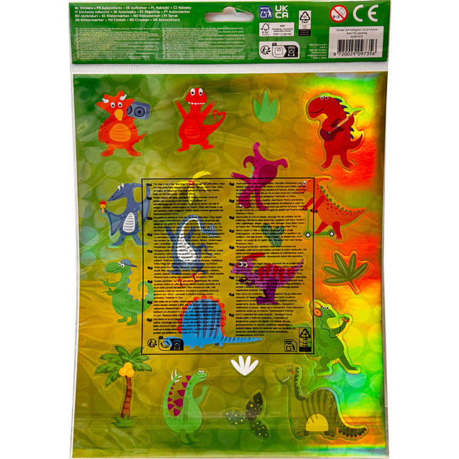 Dinoszaurusz Habitat hologrammos matrica