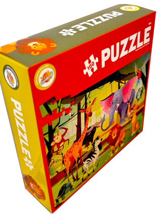 Állatos Jungle puzzle 100 db-os