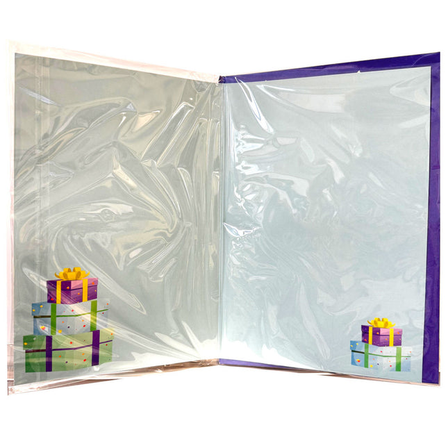 Ajándék Blue 3D üdvözlőkártya