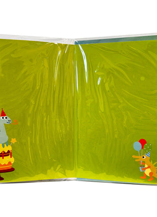 Dinoszaurusz Party 3D üdvözlőkártya