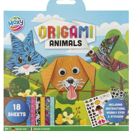 Színes Animals origami állatok kiegészítőkkel