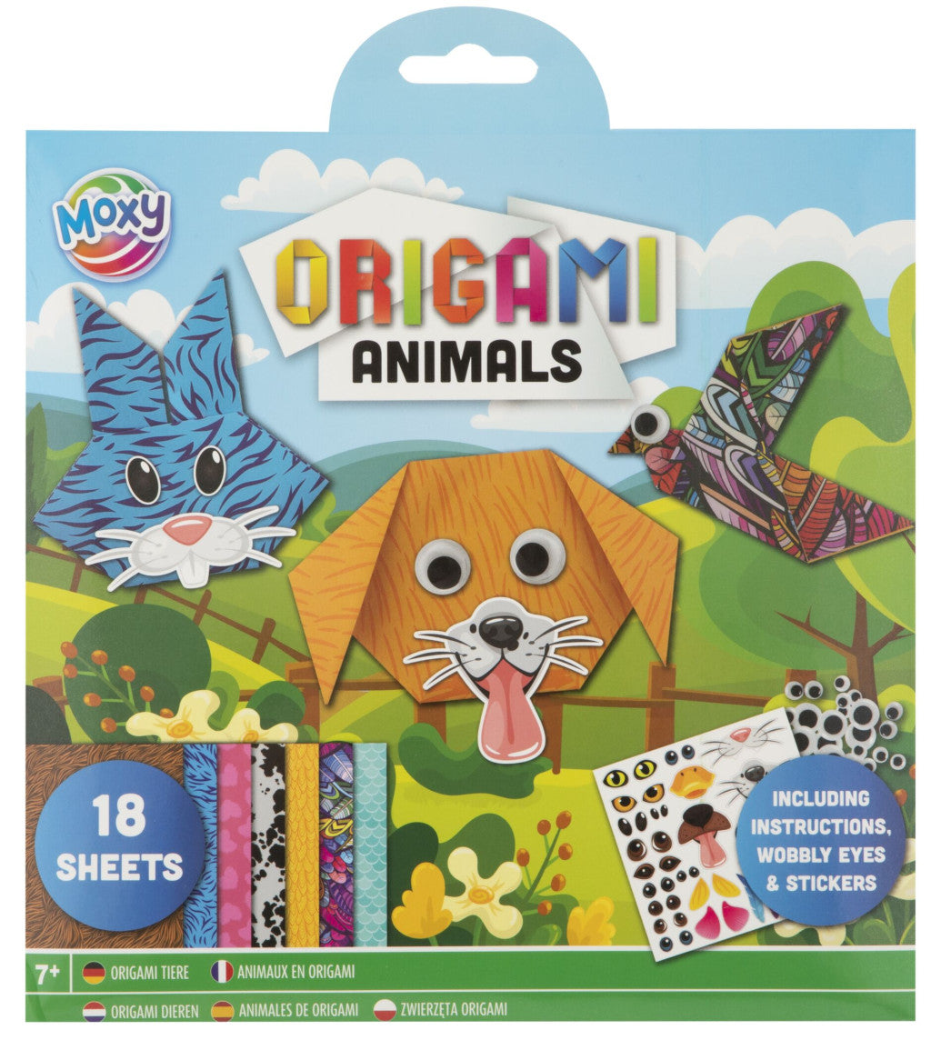 Színes Animals origami állatok kiegészítőkkel