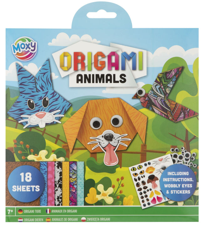 Színes Animals origami állatok kiegészítőkkel