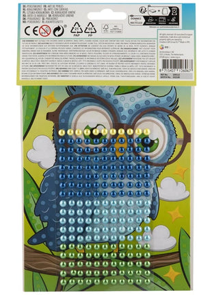 Bagoly Glasses gyöngyös kreatív szett